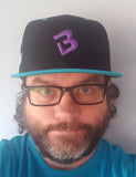 B Logo Snapback Hat