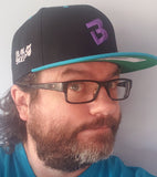 B Logo Snapback Hat