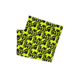 Yellow Neck Gaiter w/ Stacked Logo