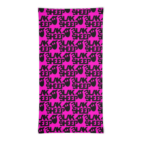 Pink Neck Gaiter w/ Stacked Logo
