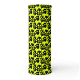 Yellow Neck Gaiter w/ Stacked Logo