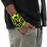 Yellow Neck Gaiter w/ Stacked Logo