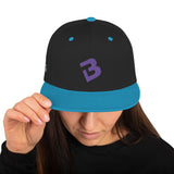B Logo Snapback Hat